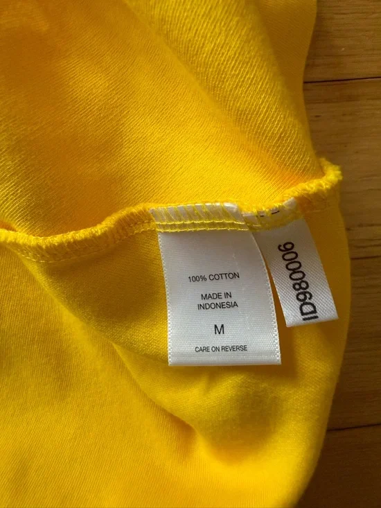 NY & Company Yellow Sleeveless Fit & Flare Dress - Medium - Picture 7 of 9